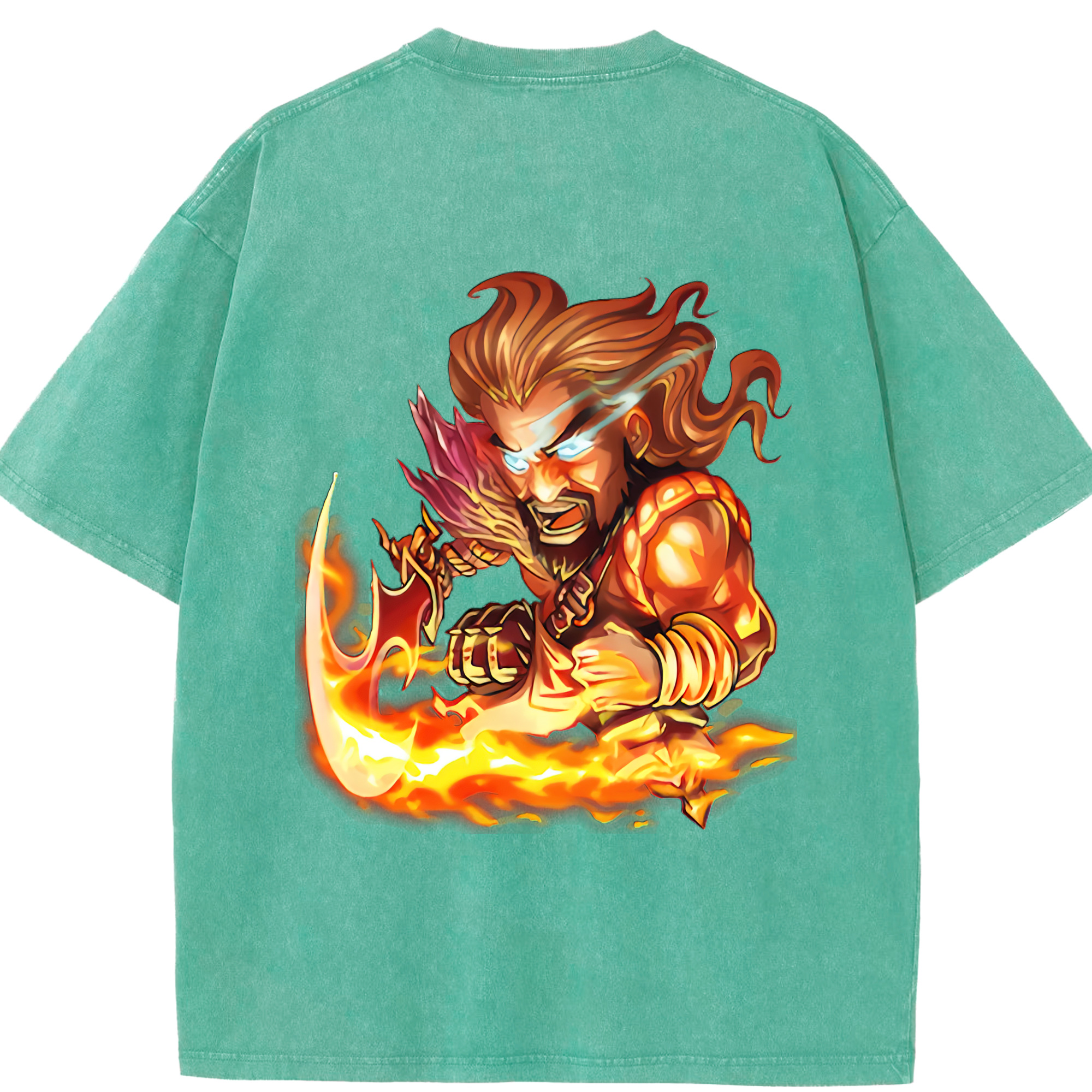 リーグ・オブ・レジェンド League of Legends LOL 綿100% ヴィンテージ風 半袖Tシャツ（背面プリント）